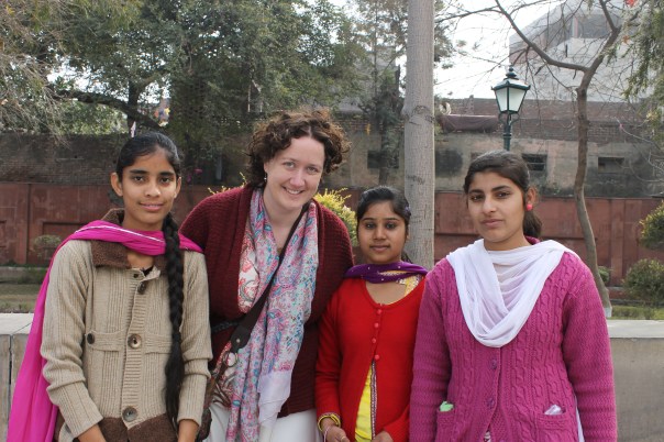 Jallianwala Bagh, with a few of the girls. About 10 photos in I figured I should get a photo too